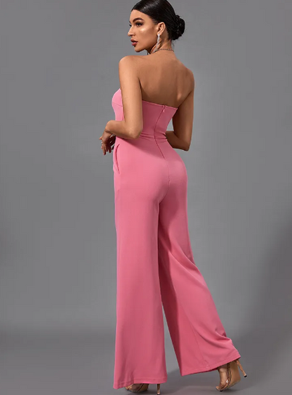 Eleganter Overall in Rosa